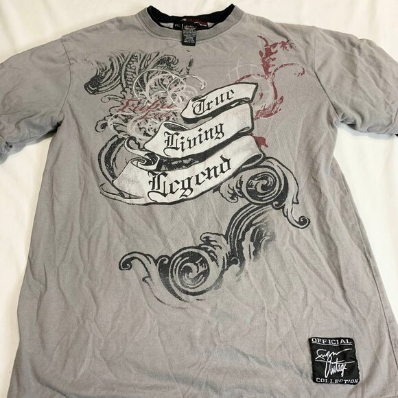 VTG 90s Y2K Rare FUBU The Collection Layered T-Shirt Mens Older Brother Core - Picture 10 of 12